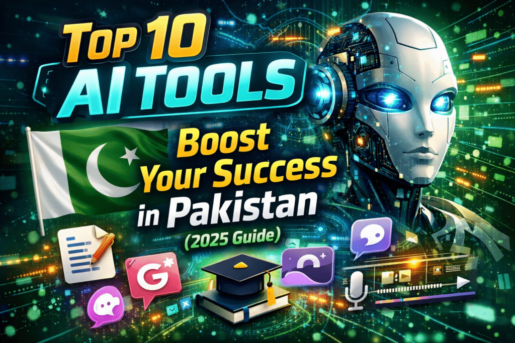 Top 10 AI Tools to Boost Your Success in Pakistan (2025 Guide)